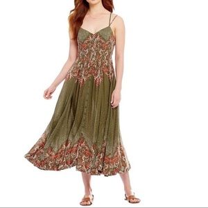 Free People Be My Baby Paisley Floral Maxi Dress